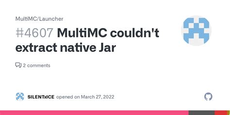 Couldn't extract native jar multimc  Business, Economics, and Finance
